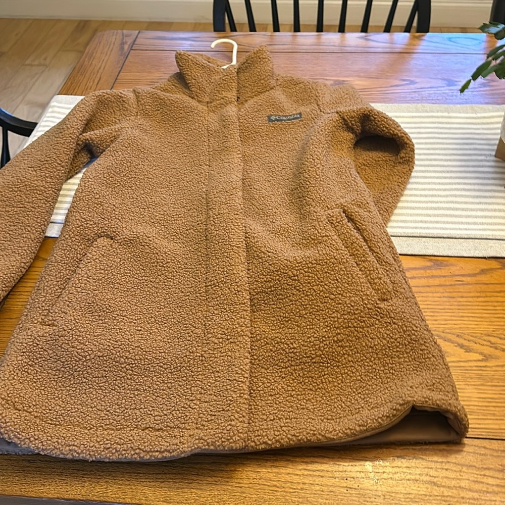 Columbia Long Sherpa fleece jacket size S